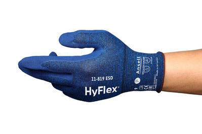 ANSELL HYFLEX 11-819 ESD TOUCHSCREEN GLOVE SZ MEDIUM