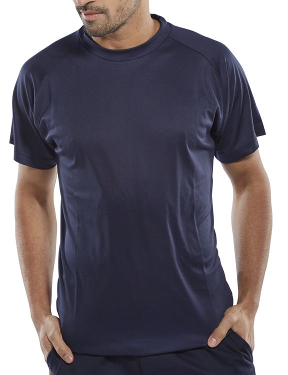 B-COOL T-SHIRT NAVY 4XL
