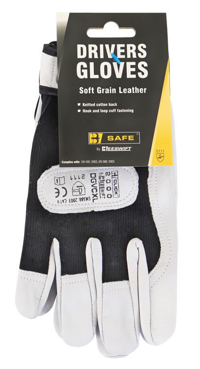 DRIVERS GLOVE VELCRO CUFF LGE