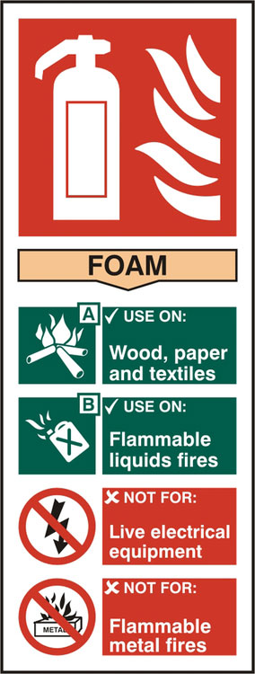 FIRE EXTINGUISHER FOAM SAV 82MM X 202MM