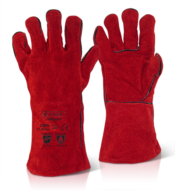 RED WELDERS GAUNTLET 14"
