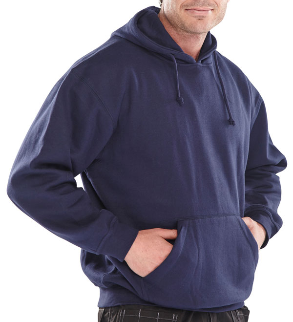 P/C HOODED SWEATSHIRT NAVY XXL