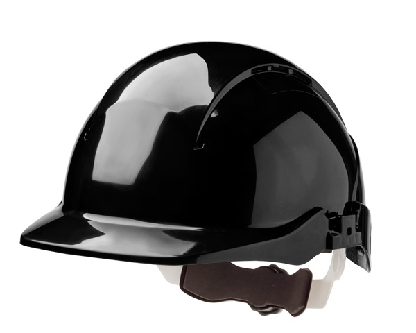 CONCEPT CORE REDUCED PEAK SAFETY HELMET BLACK