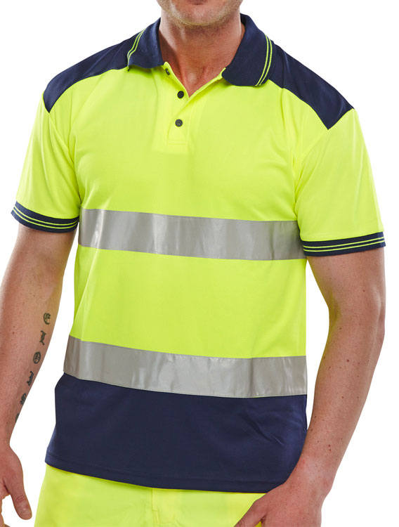 PK SHIRT 2TONE SAT/YEL NA XXXL