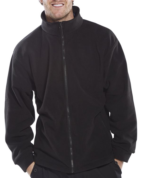 FLEECE JACKET BLACK 3XL