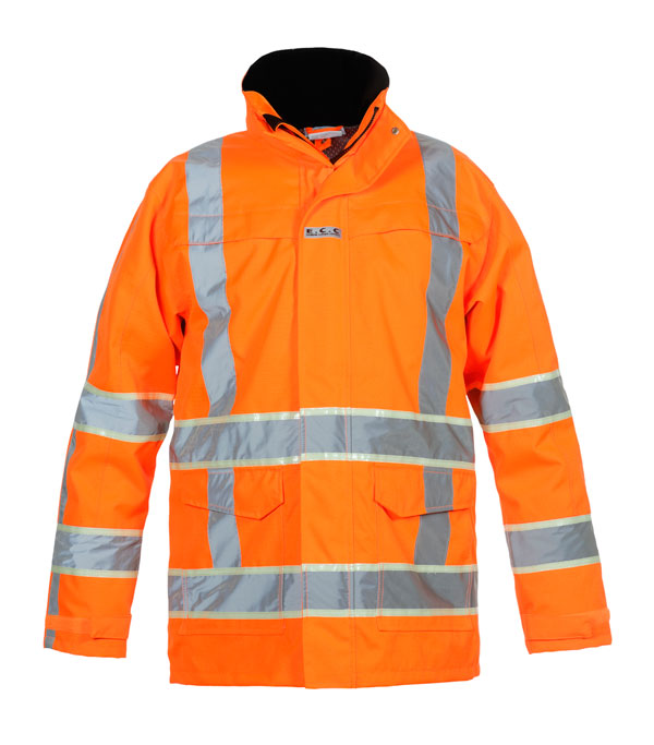 ITALIE HI VIS GID PARKA ORANGE SMALL