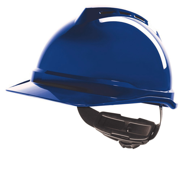 V-GARD 500 VENTED SAFETY HELMET BLUE