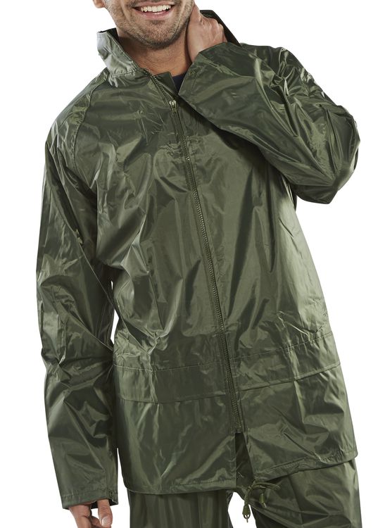 NYLON B-DRI JKT OLIVE M