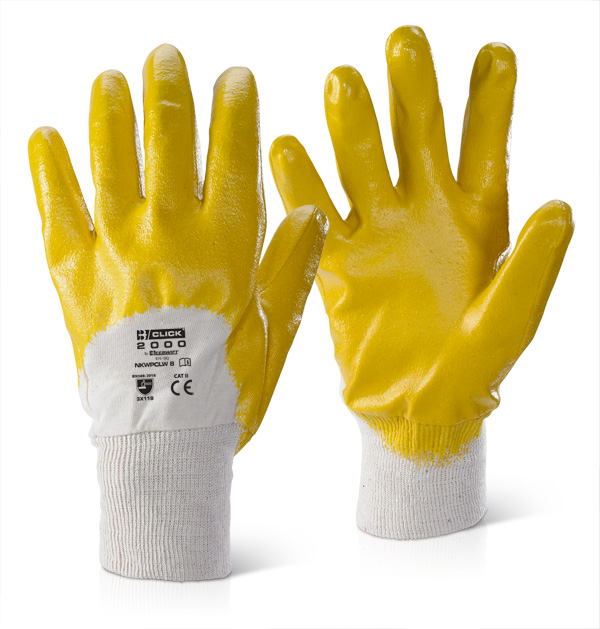 NITRILE K/W P/C L/W YELLOW 08