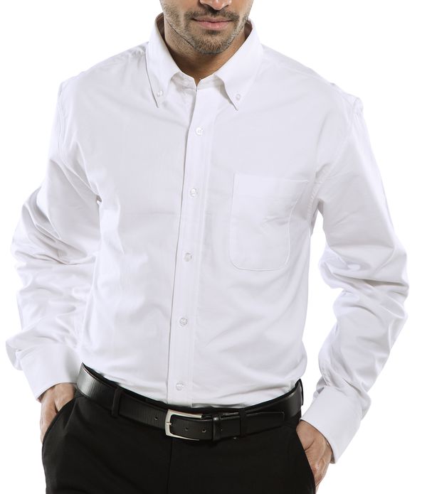 OXFORD SHIRT L/S WHITE 16