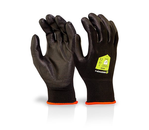 PU COATED GLOVE BLACK XL