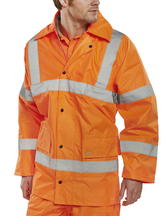 L/WT ORANGE EN ISO 20471 JKT L