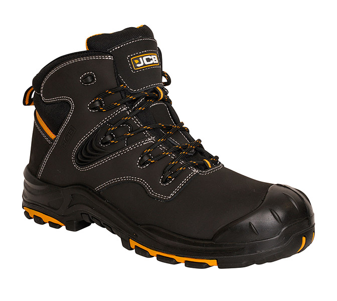 JCB BACKHOE BLACK BOOT S3 HRO SRC SIZE 03