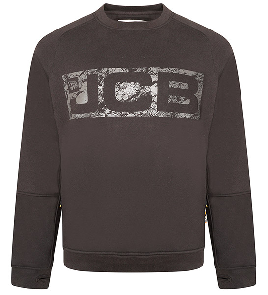 JCB TRADE CREW SWEATSHIRT BLACK S