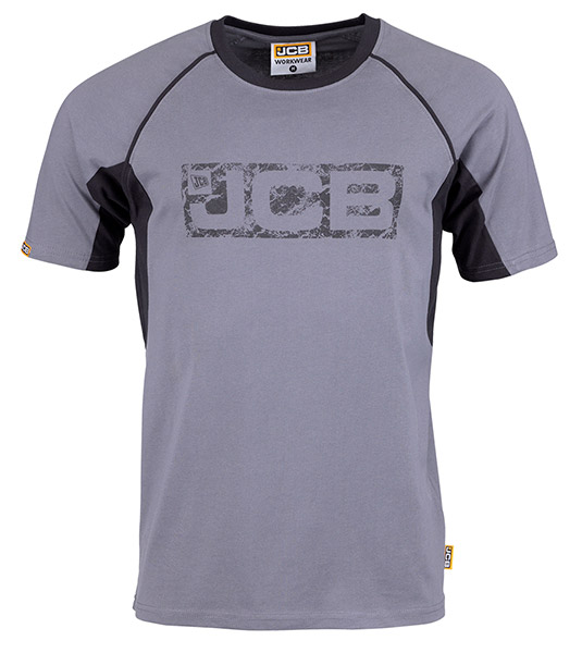 JCB TRADE GREY/BLACK T-SHIRT XXL