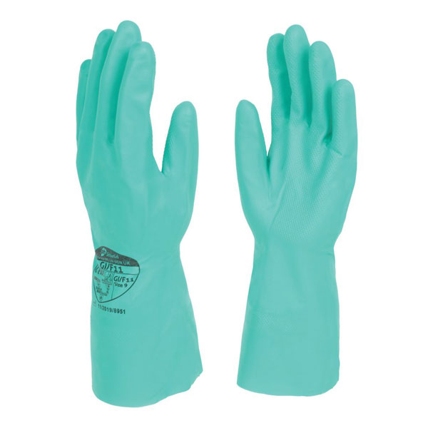 SHIELD GI/F11 GREEN NITRILE INDUSTIAL GLOVE SIZE 10 (XL)